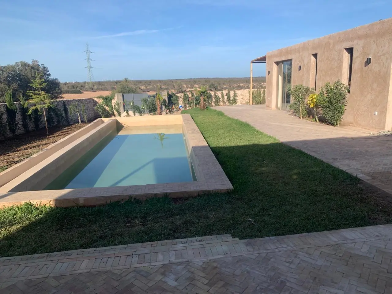 bespoke swimming pool project for luxury residence in Essaouira