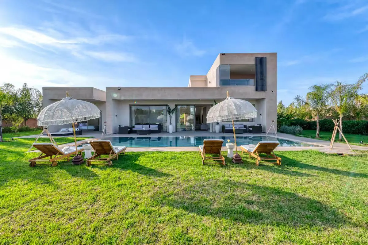 open modern villa architecture in Essaouira