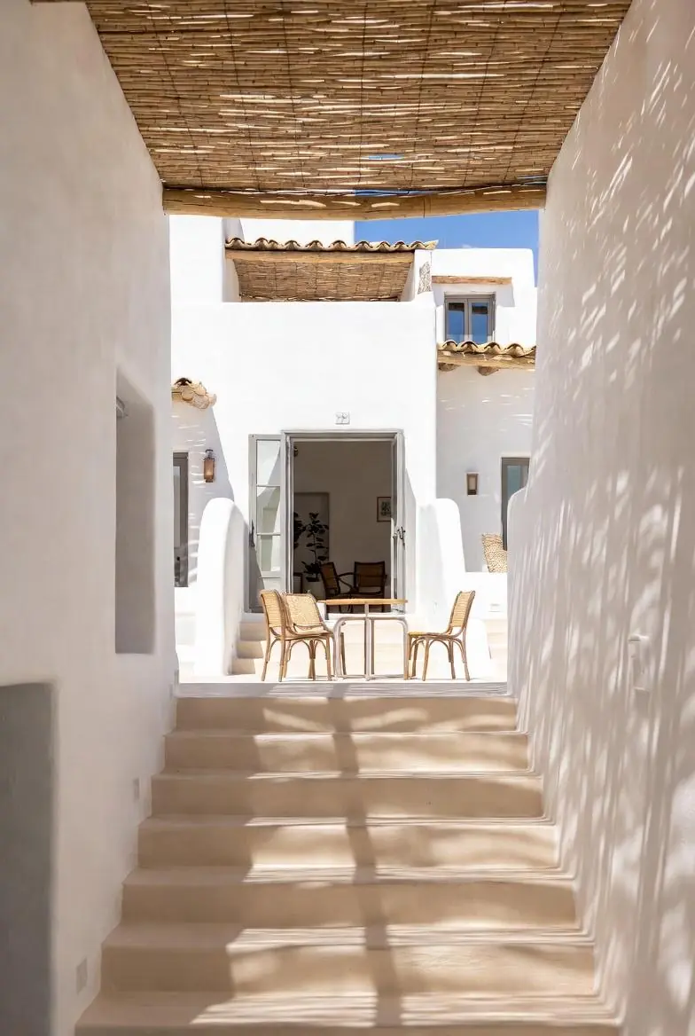 ibiza style villa patio essaouira