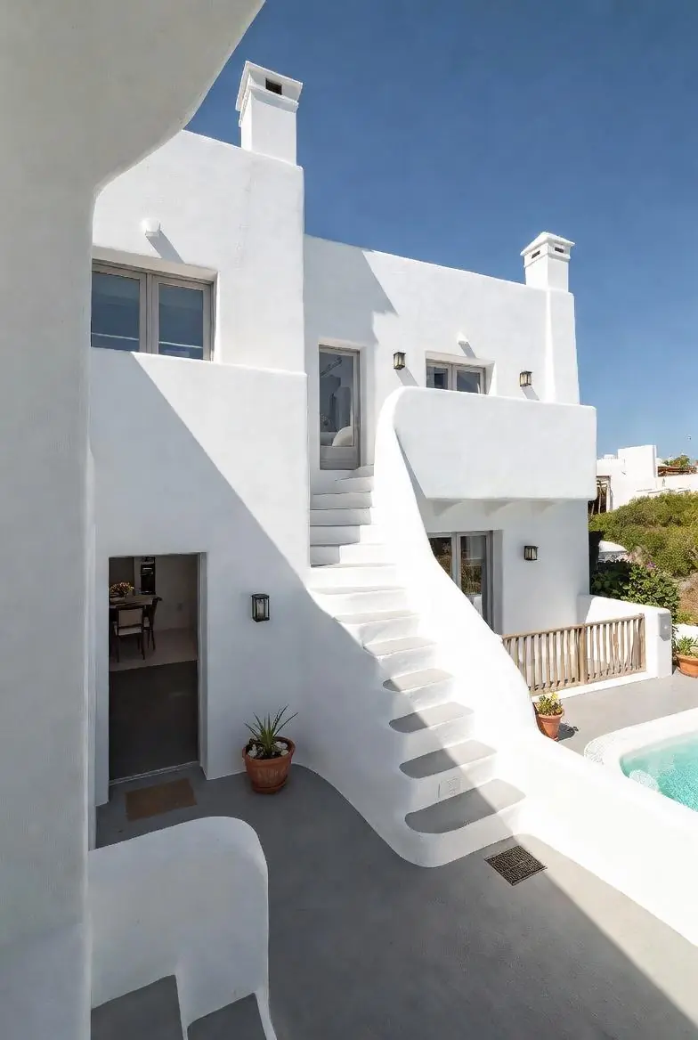 ibiza style villa pool terrace essaouira